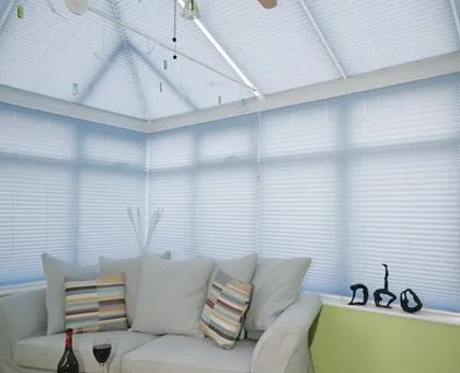 designed Pleated blinds features